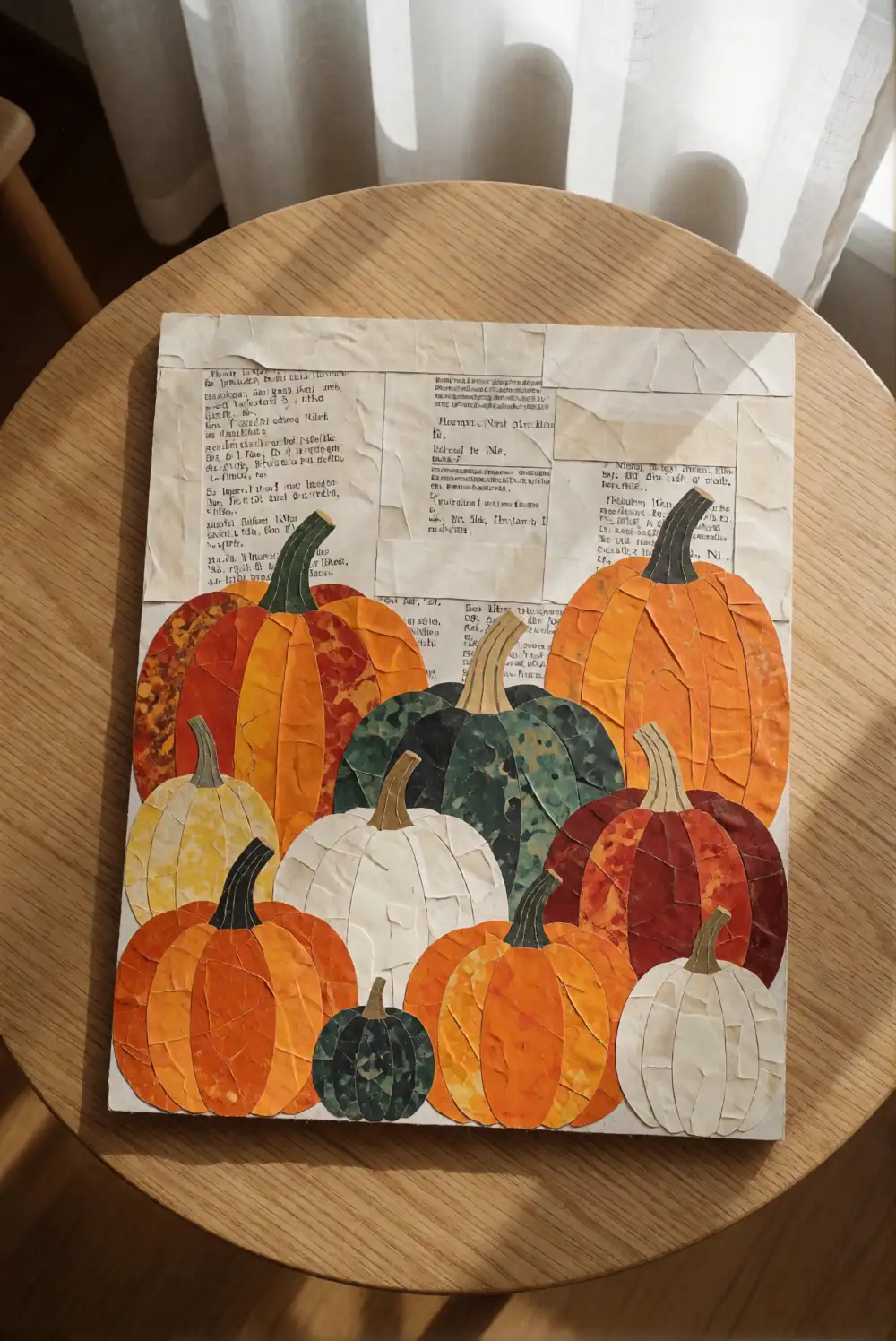 Pumpkin Collage Art