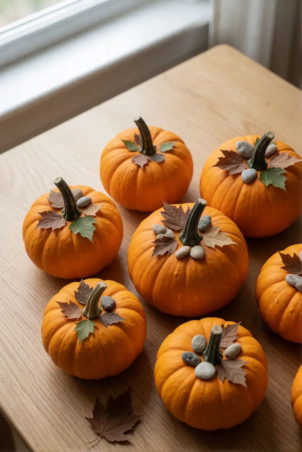 Pumpkin Decorating with Natural Materials