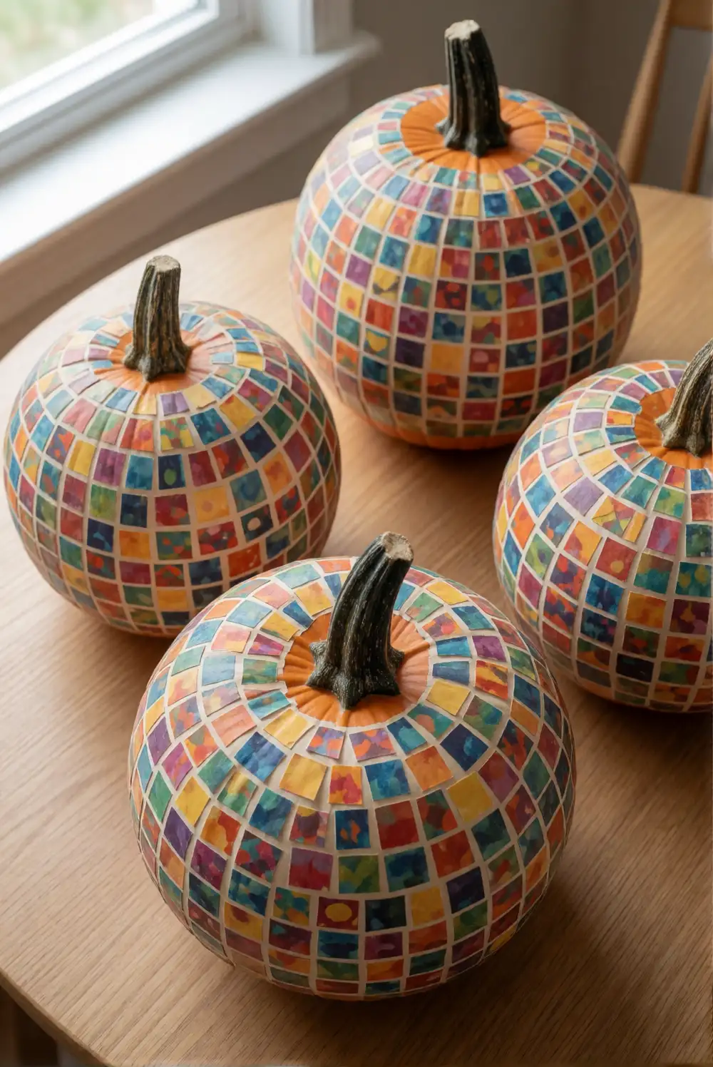 Pumpkin Mosaic Art
