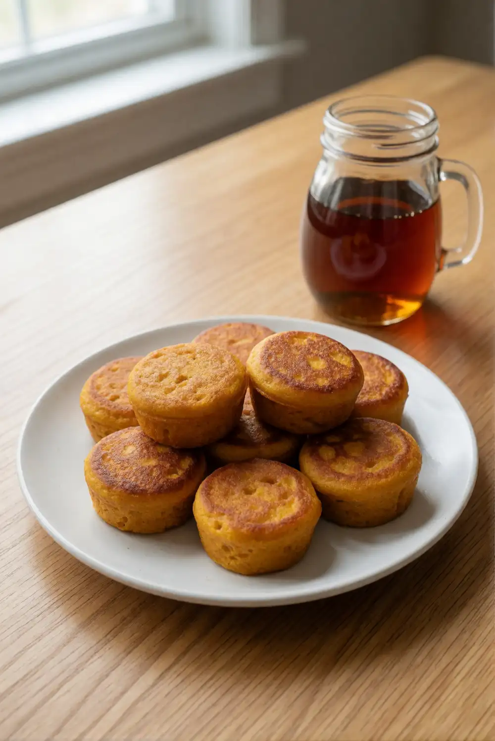 Pumpkin Pancake Bites