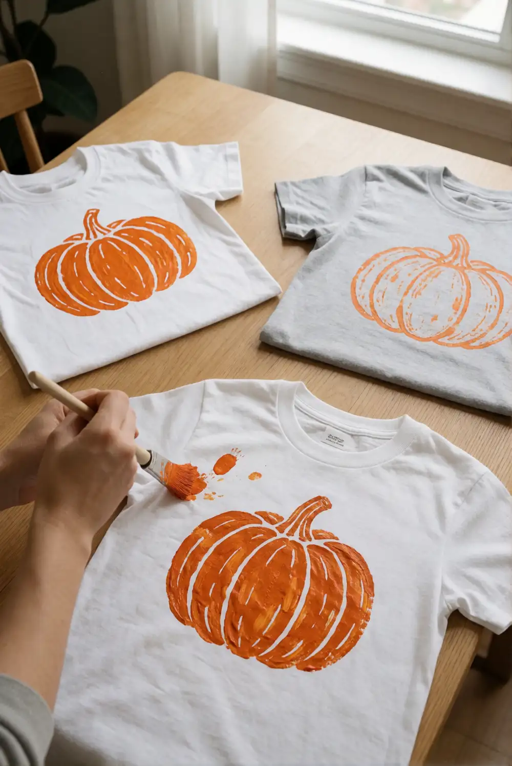 Pumpkin T-Shirt Stamps