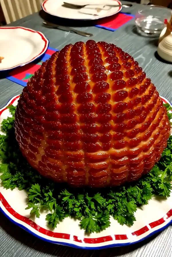 Quick Honey Glazed Ham