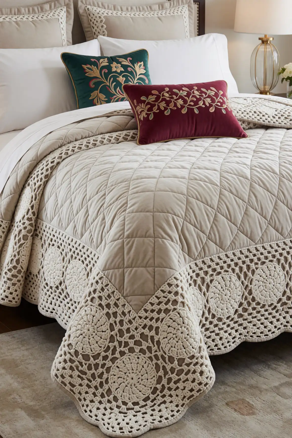 Quilted Crochet Comforters