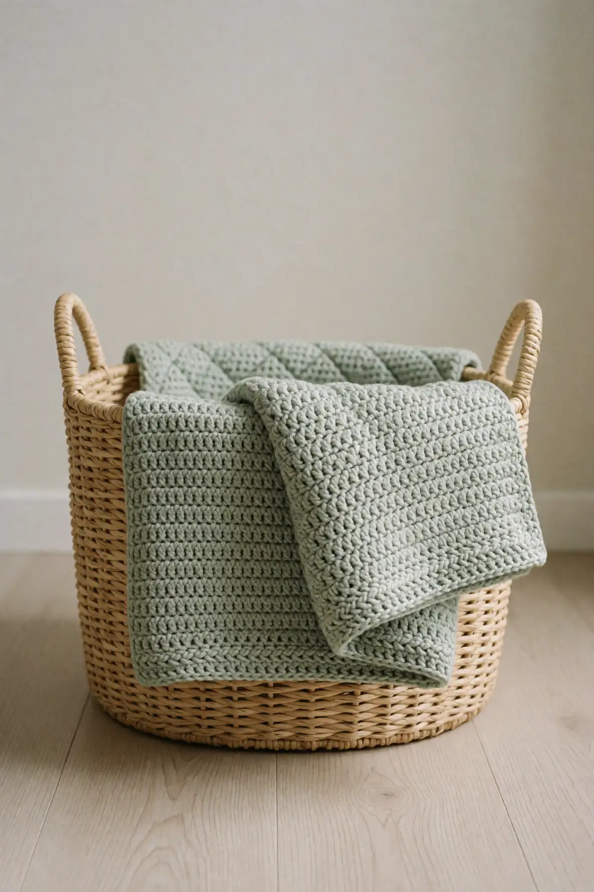 Quilted Crochet Texture For Nursery Calm