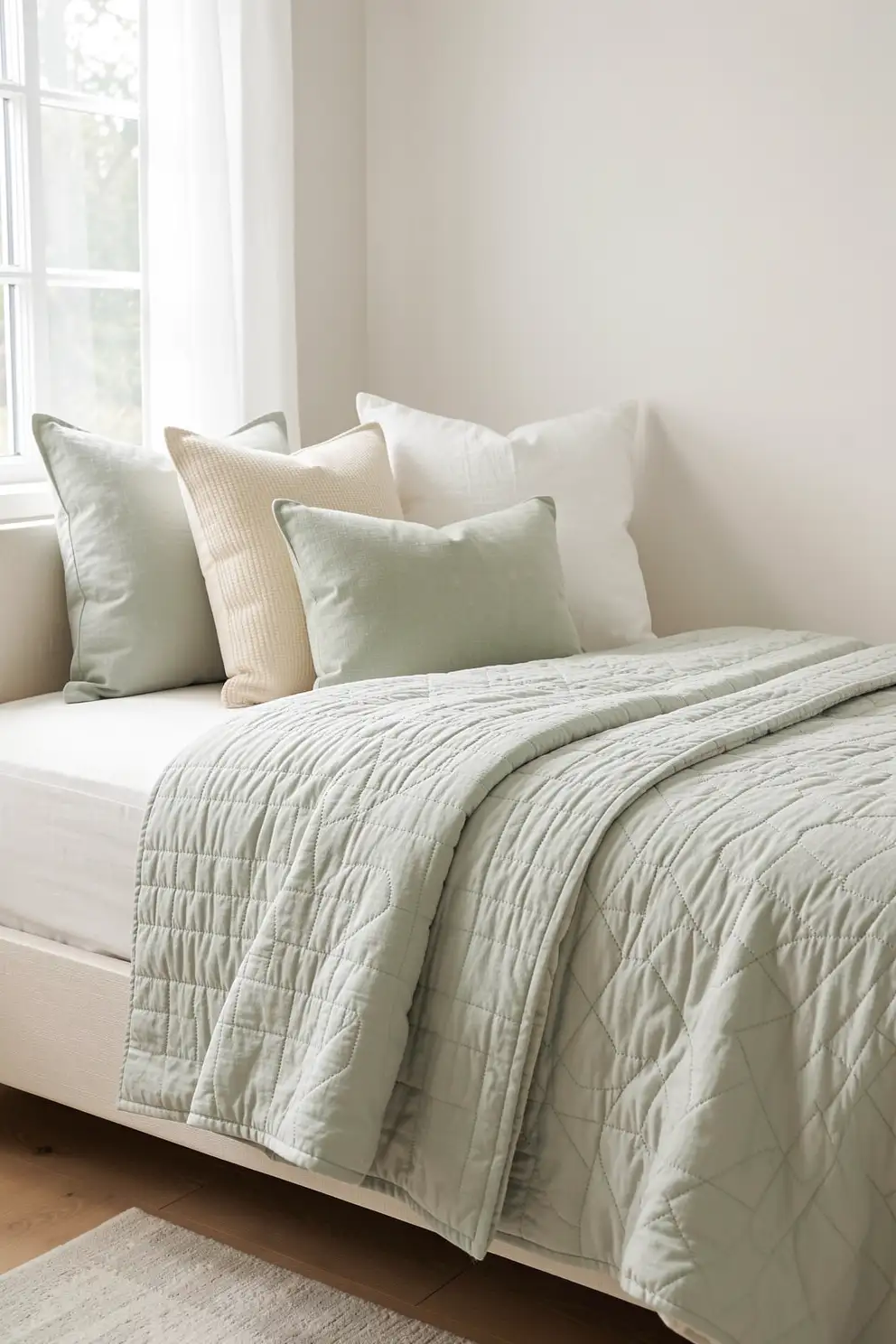 Quilted Throws With Subtle Dimension