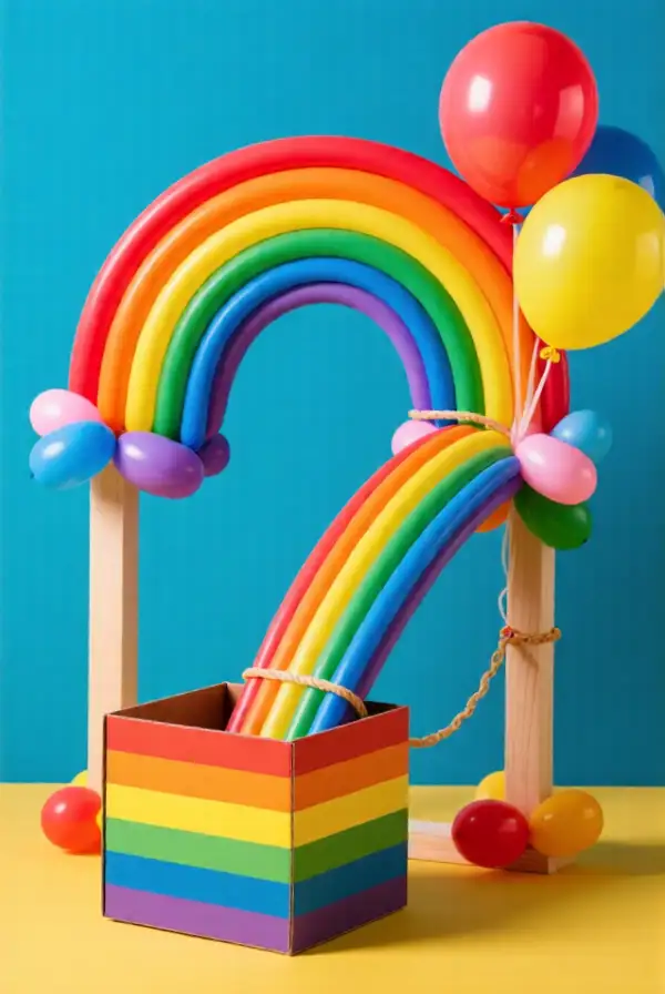Rainbow Balloon Trap