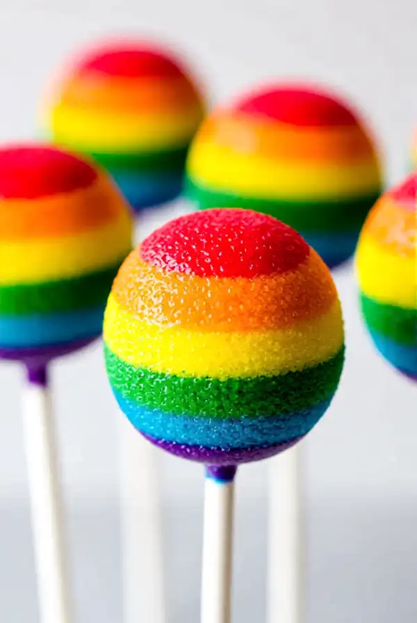 Rainbow Cake Pops