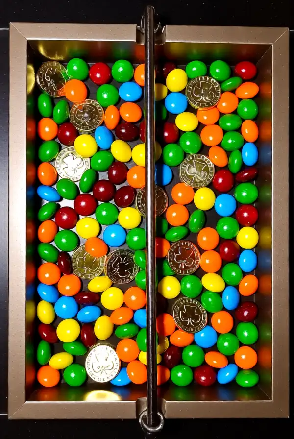 Rainbow Colored Candy Trap