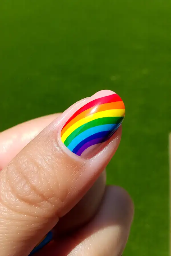 Rainbow Nail Design