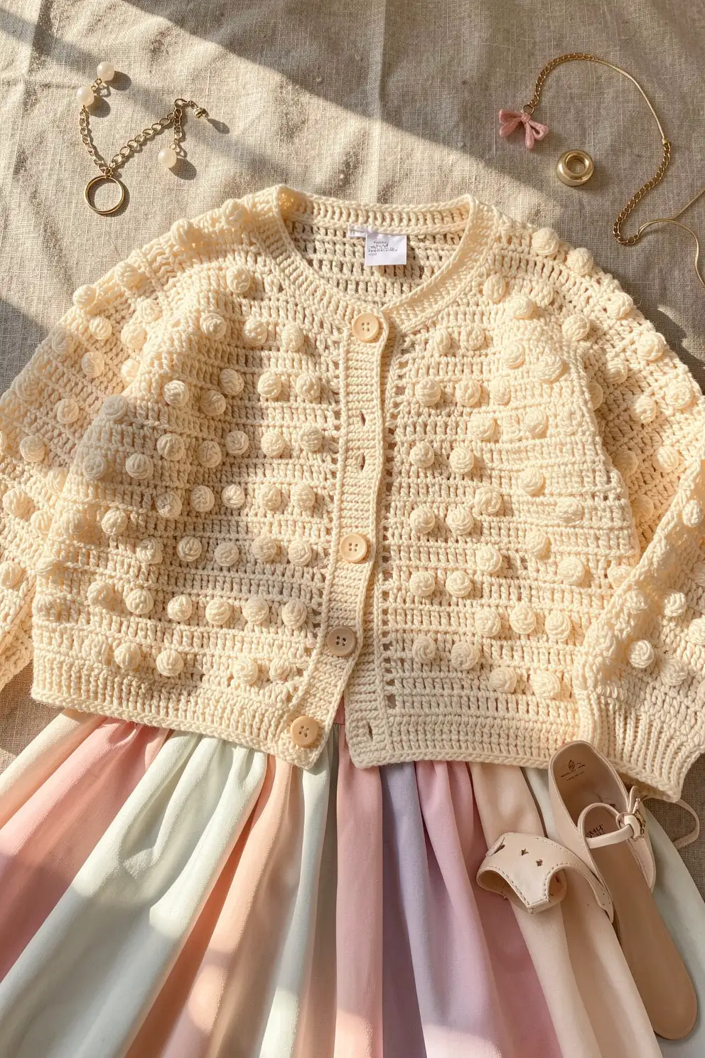 Raised Bobble Details for Playful Statement Pieces