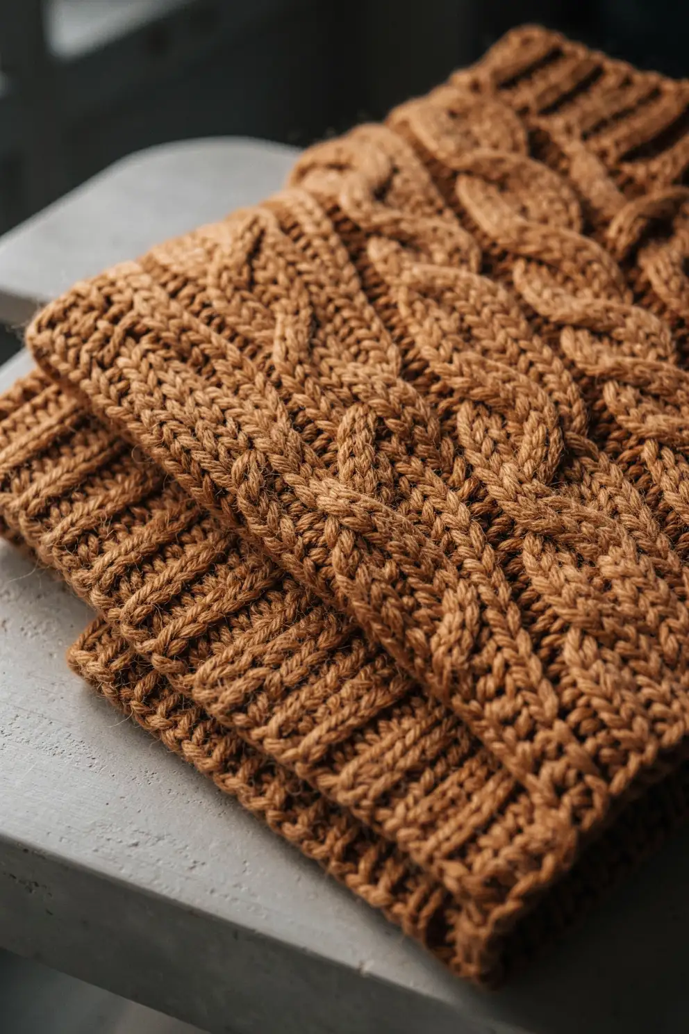 Raised Cable Stitch Drama