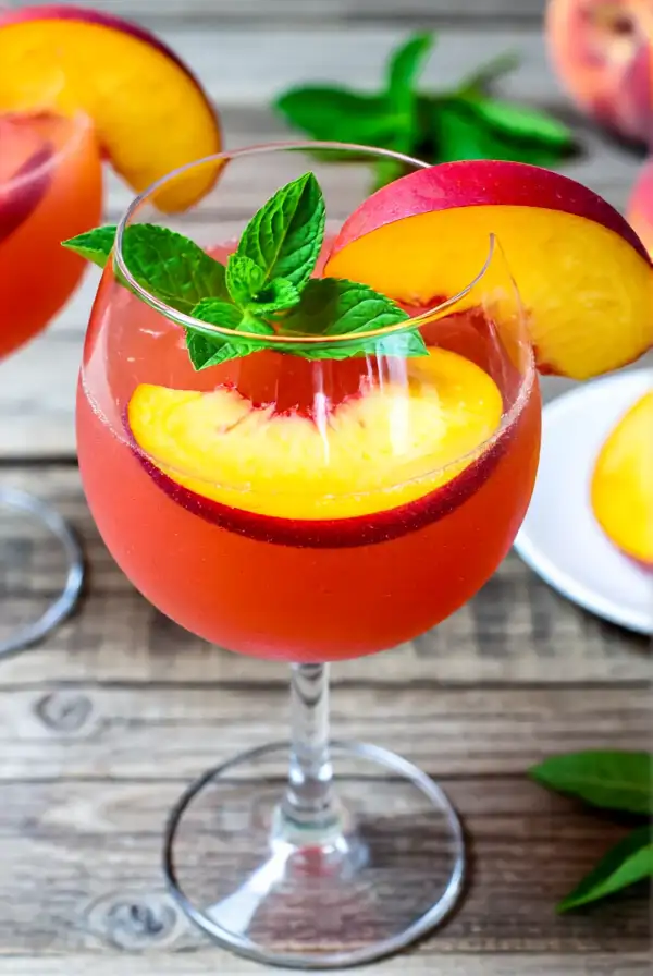 Raspberry Peach Mimosa