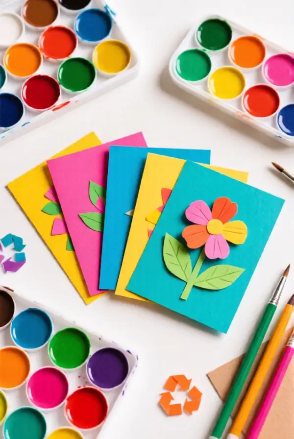 Recycling Paper into Handmade Cards