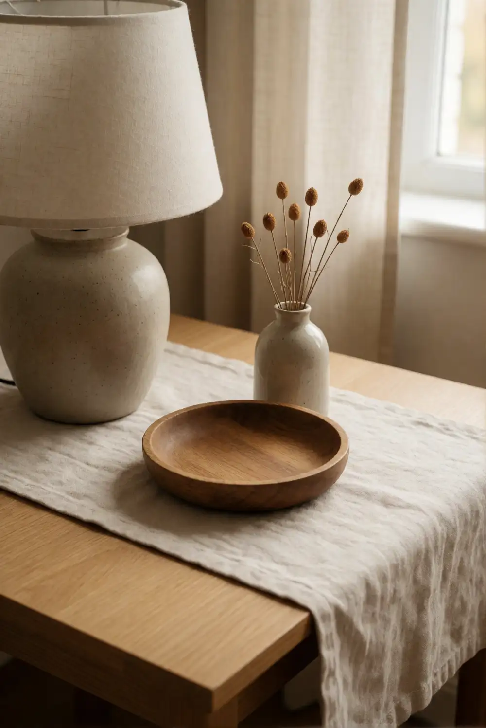Refresh a Bedside Table with Cozy Fall Layers