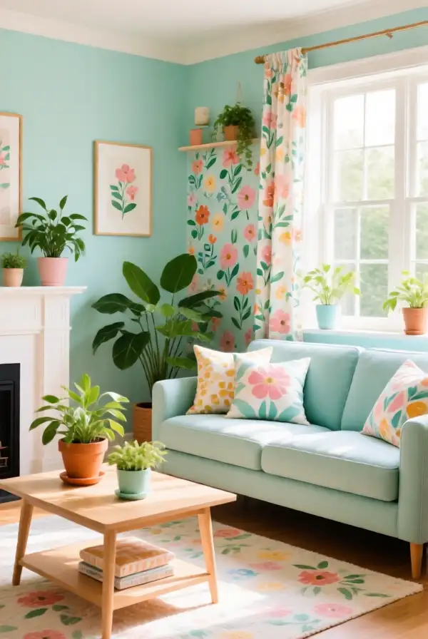 Refreshing Your Living Room with Spring Colors