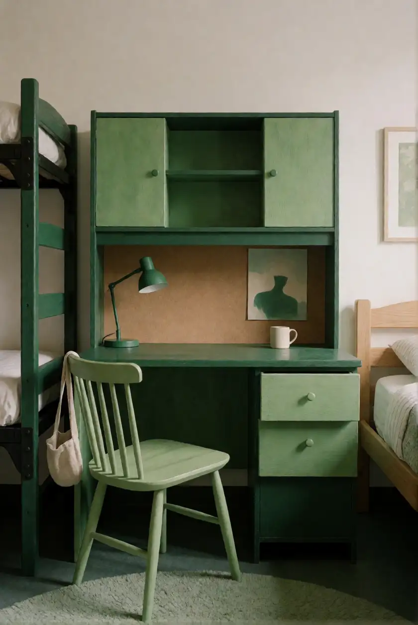 Repurposing Furniture with Green Accents