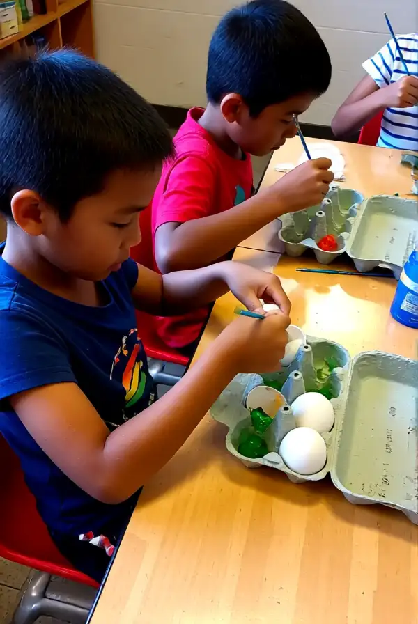 Reusing Egg Cartons for Art Projects