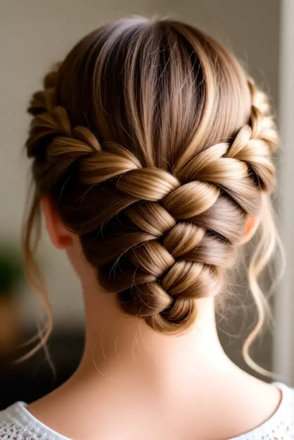 Reverse French Braid
