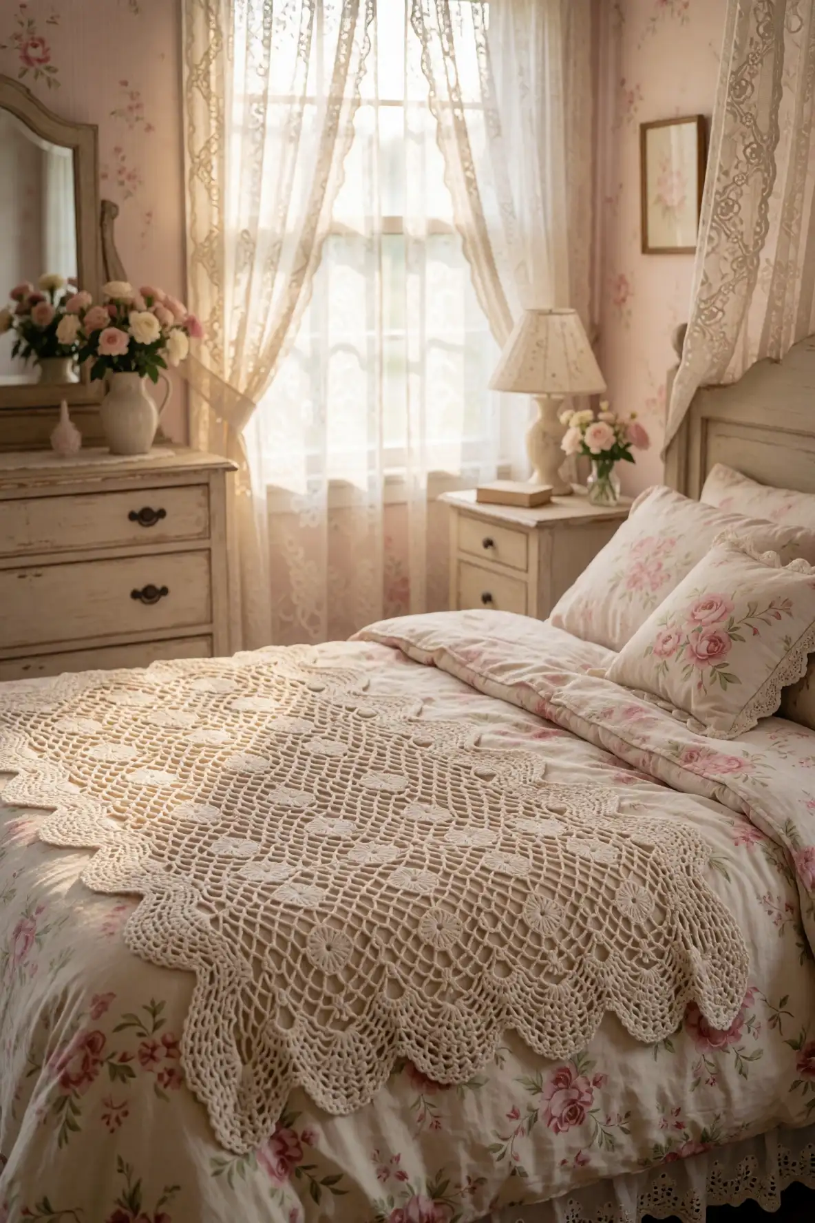 Romantic Details for a Cottage Bedroom