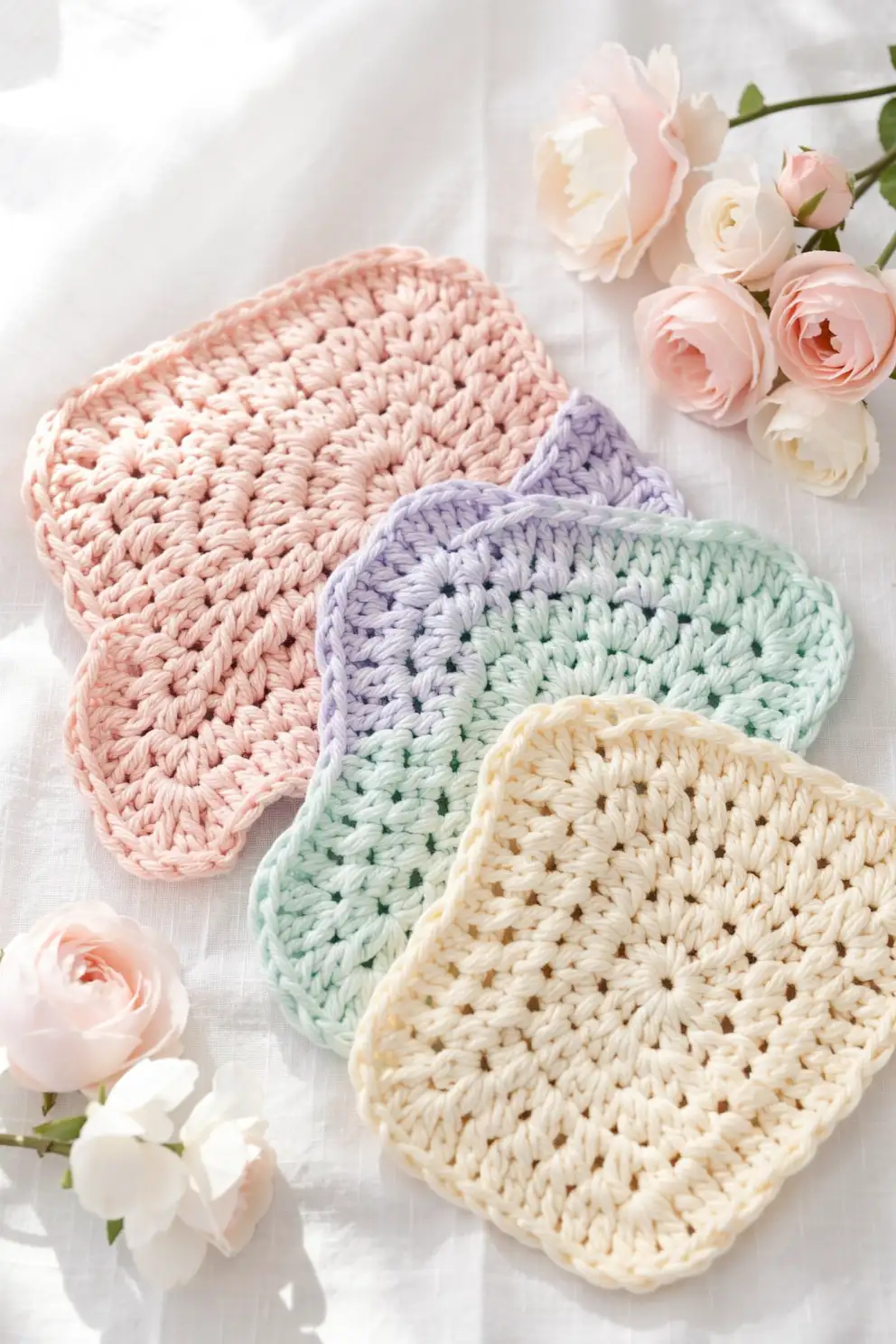 Romantic Pastels For Dreamy Crochet Pieces