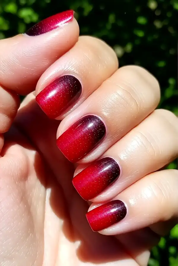 Romantic Red Ombré