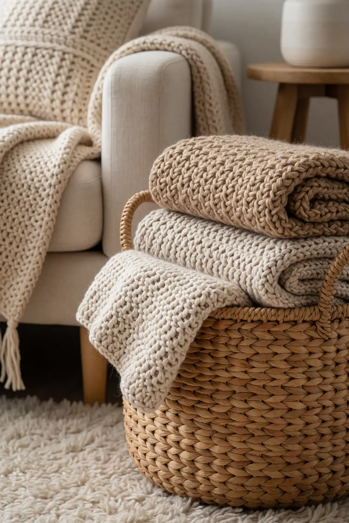 Rustic Basket Storage Moments