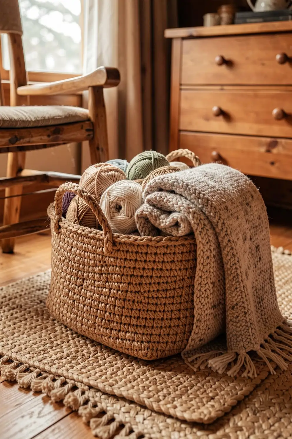 Rustic Baskets With Handmade Character