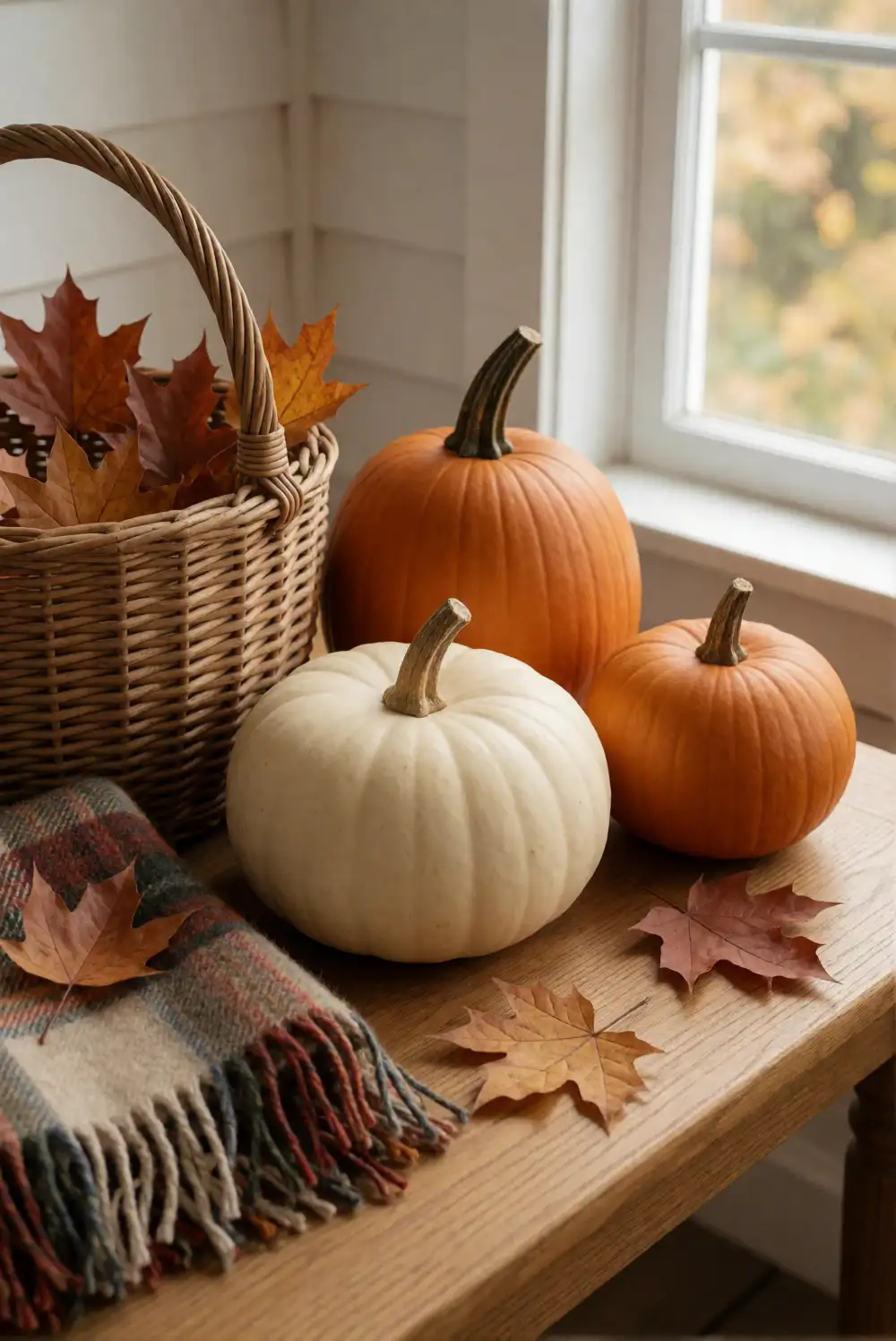 Rustic Pumpkin Porch Corner