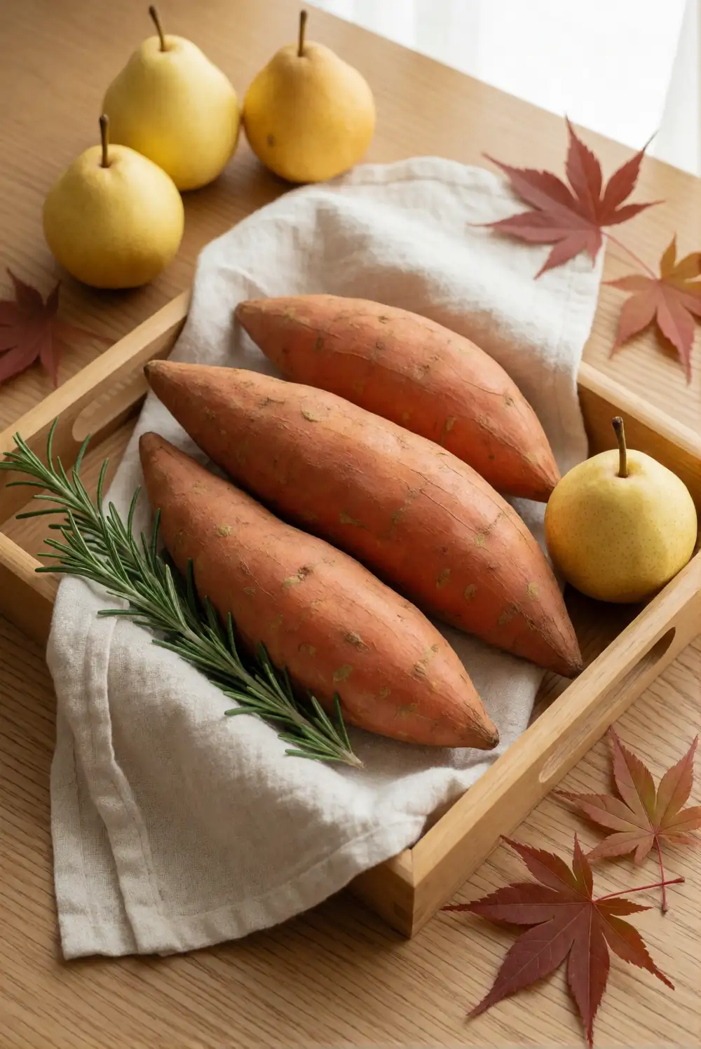 Rustic Sweet Potato Table Centerpiece