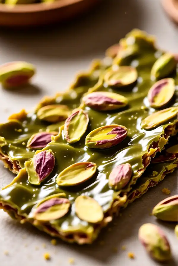 Saffron Pistachio Bark