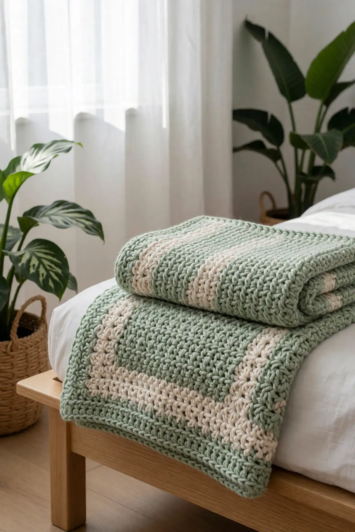 Sage Green with Creamy Linen
