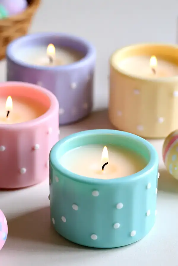 Scented Easter Candles