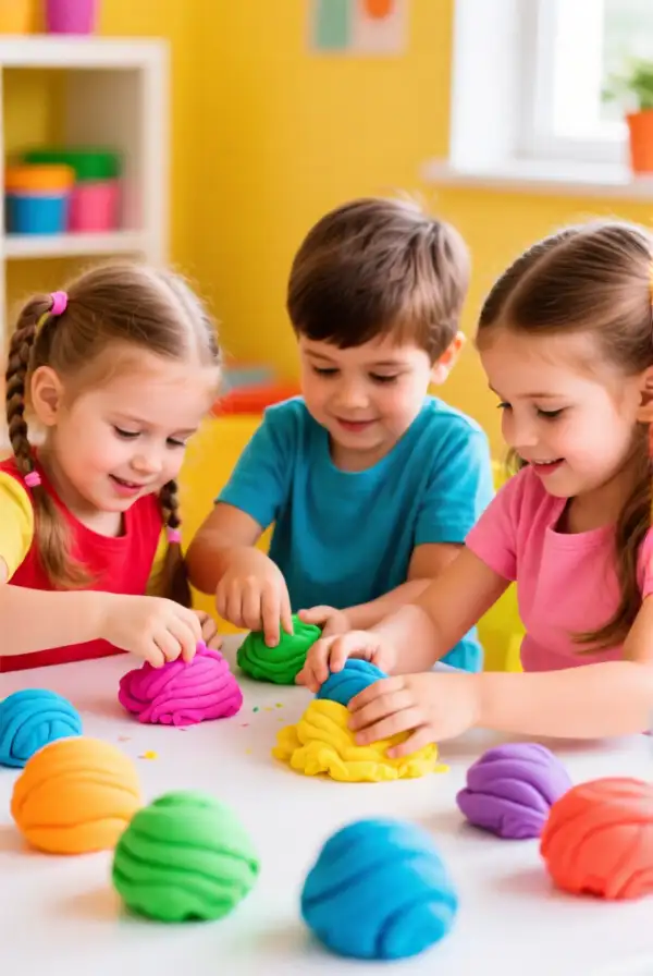 Scented Play Dough Easter Crafts