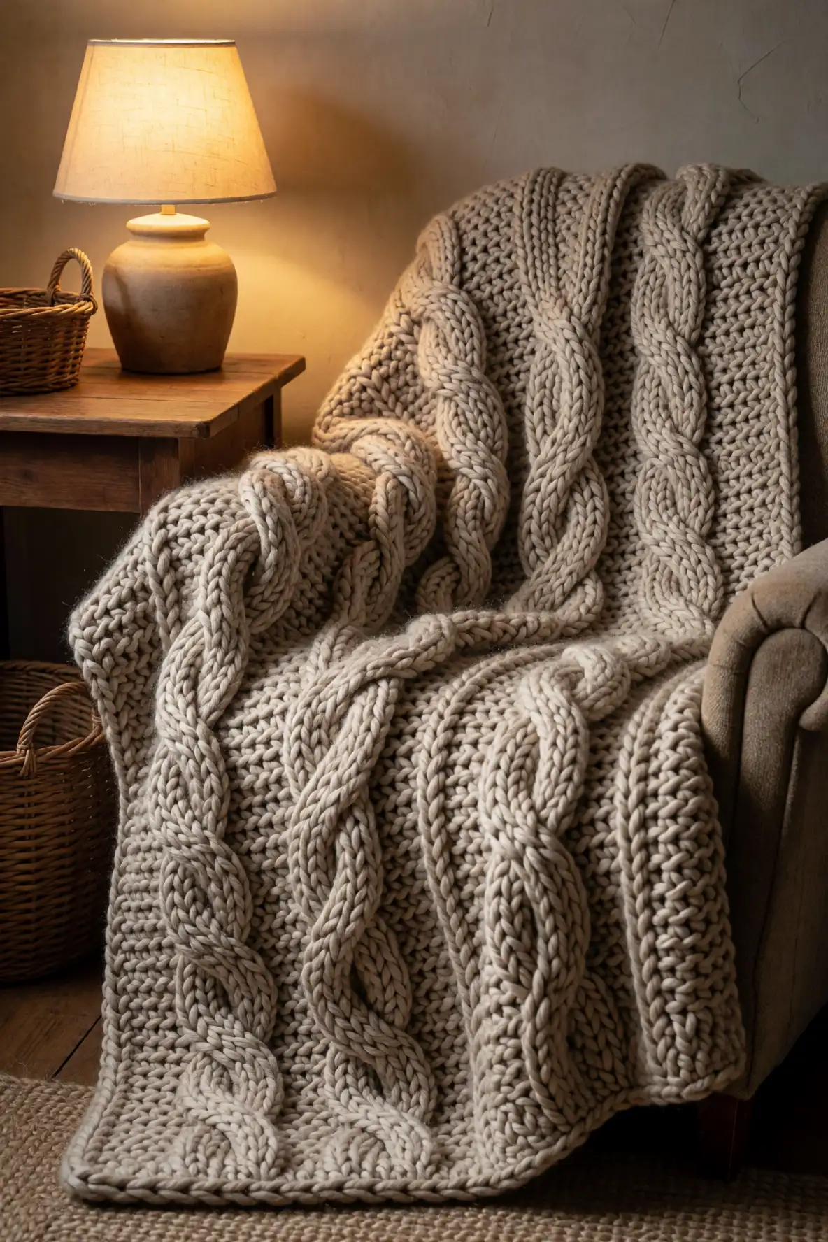 Sculptural Cables With Cozy Depth