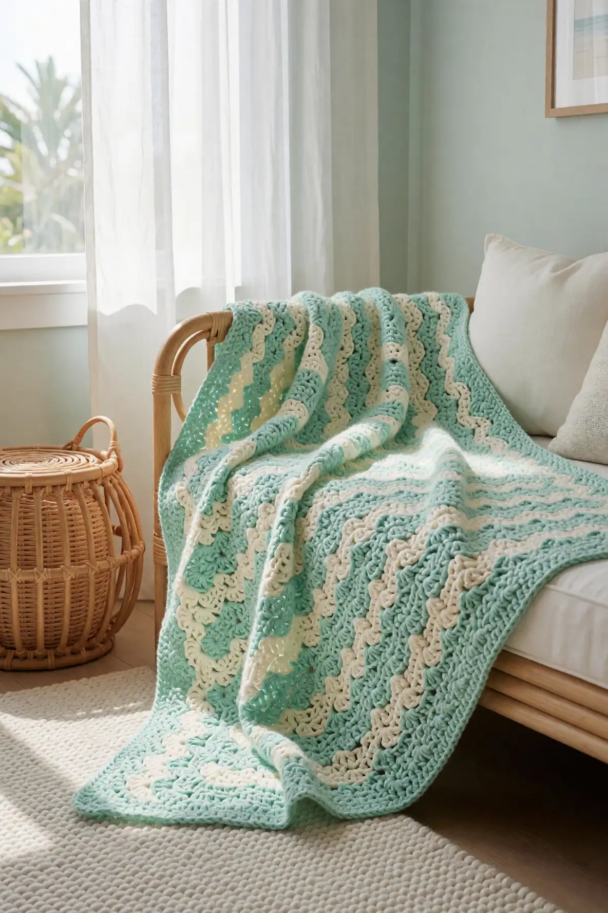 Seafoam Green and Vanilla