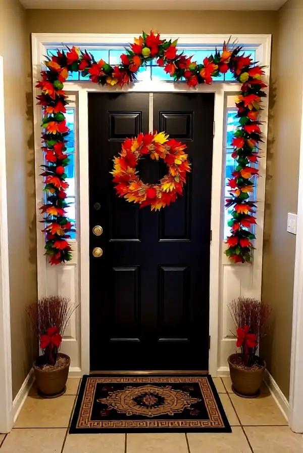 Seasonal Decor Changes for the Entryway