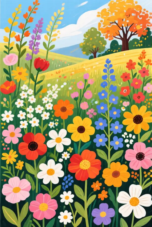 Seasonal Flower Painting