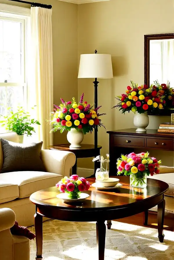 15. Seasonal Flower Swaps