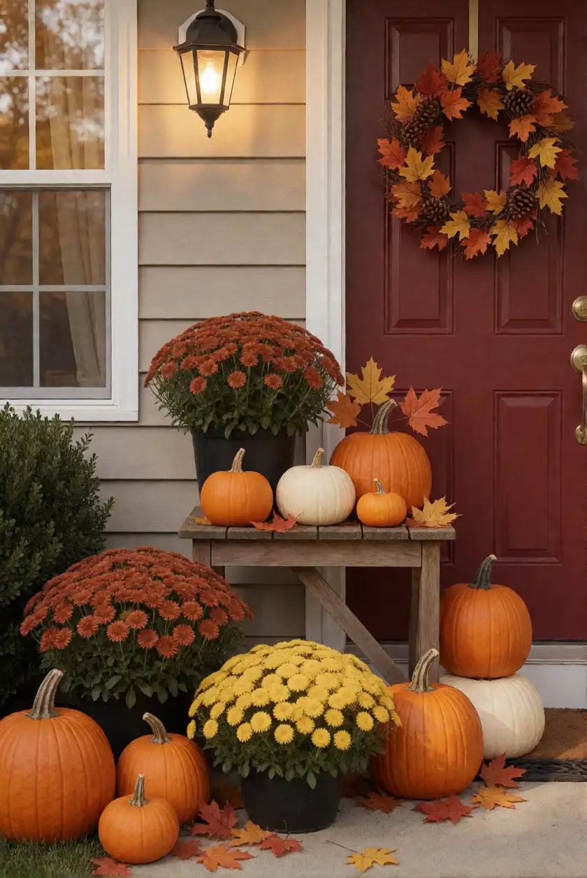 Seasonal Outdoor Decor Integration