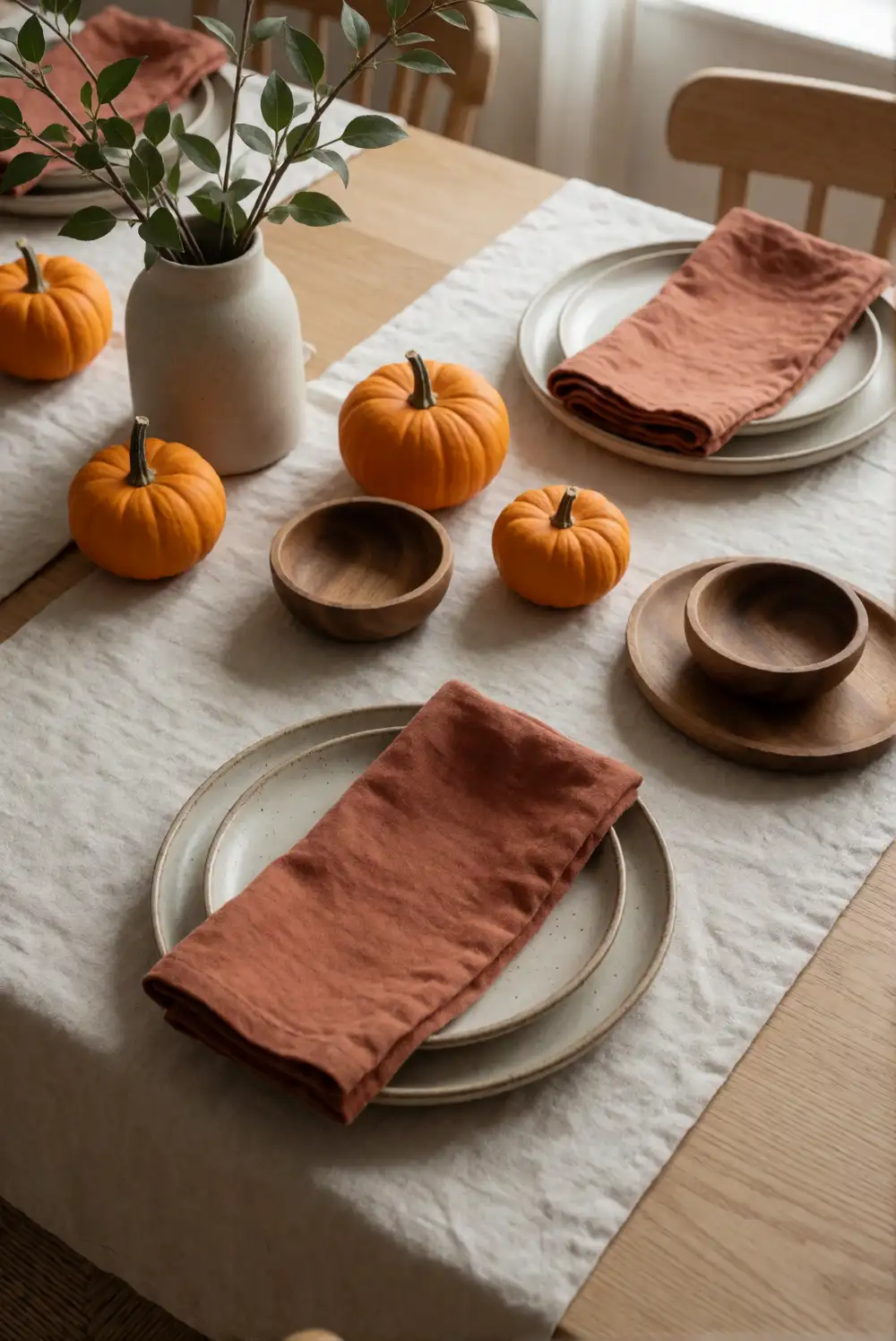 Set a Warm Pumpkin-Inspired Fall Table