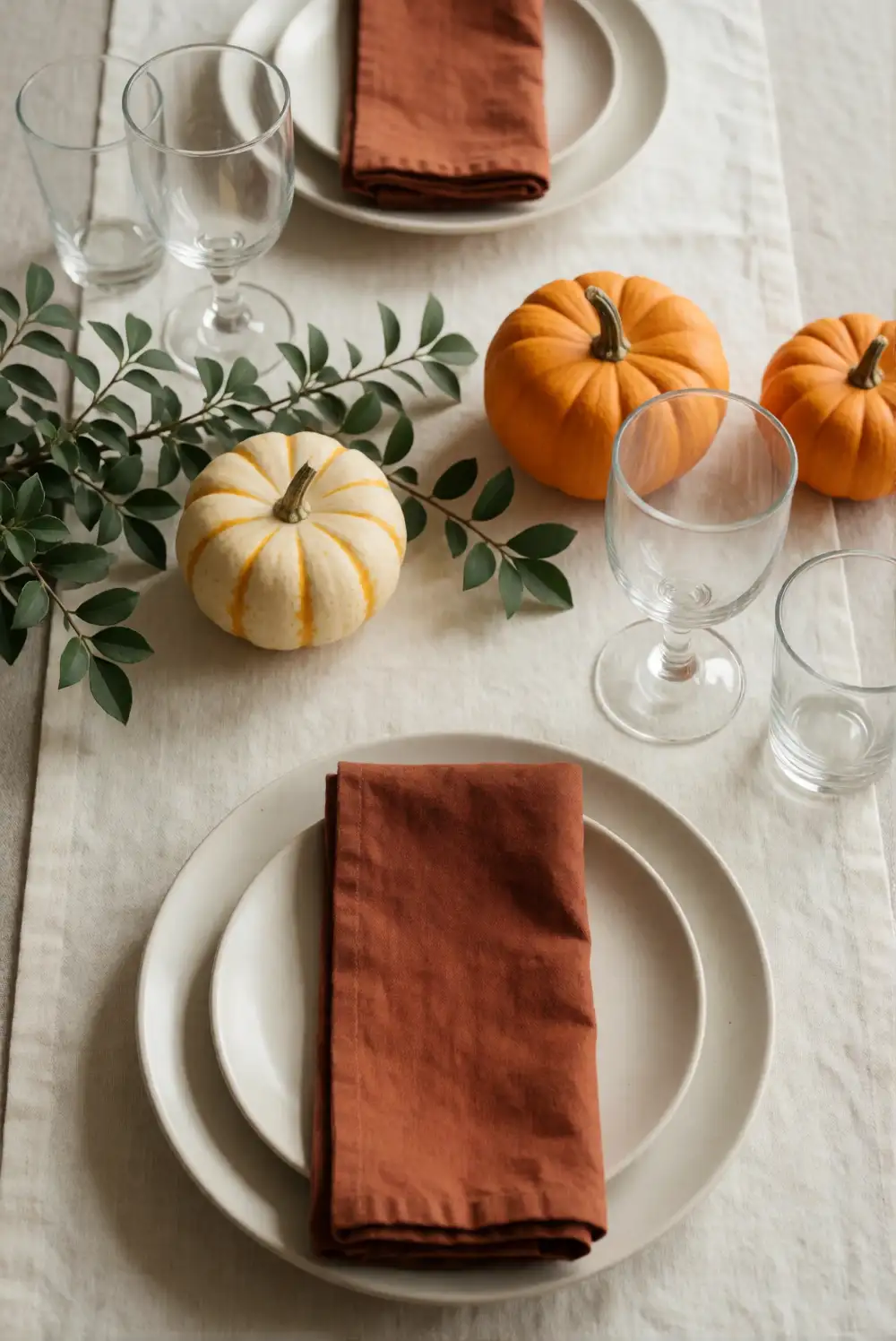 Set an Autumn Table with Mini Pumpkins