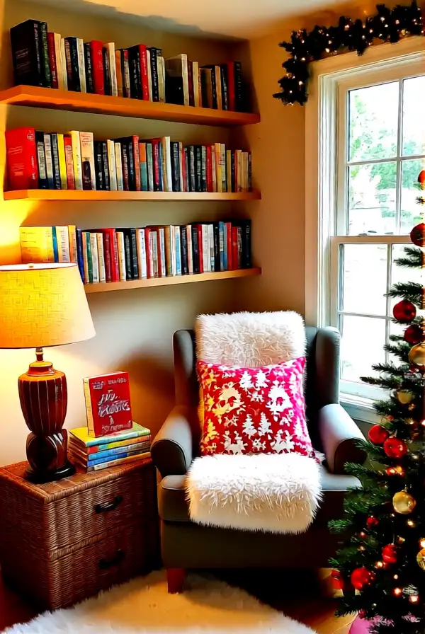 Set Up a Christmas Reading Corner