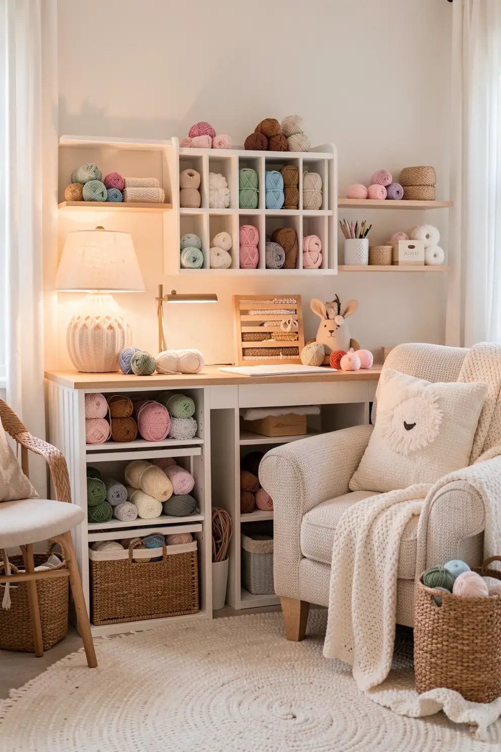 Setting Up a Cozy Crochet Space