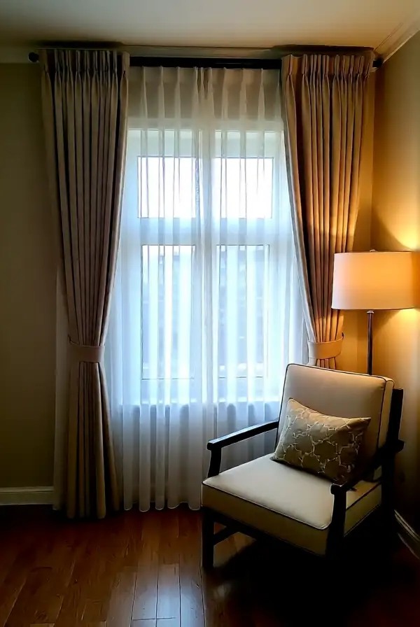 Setting Up Light Curtains for a Cozy Reading Nook
