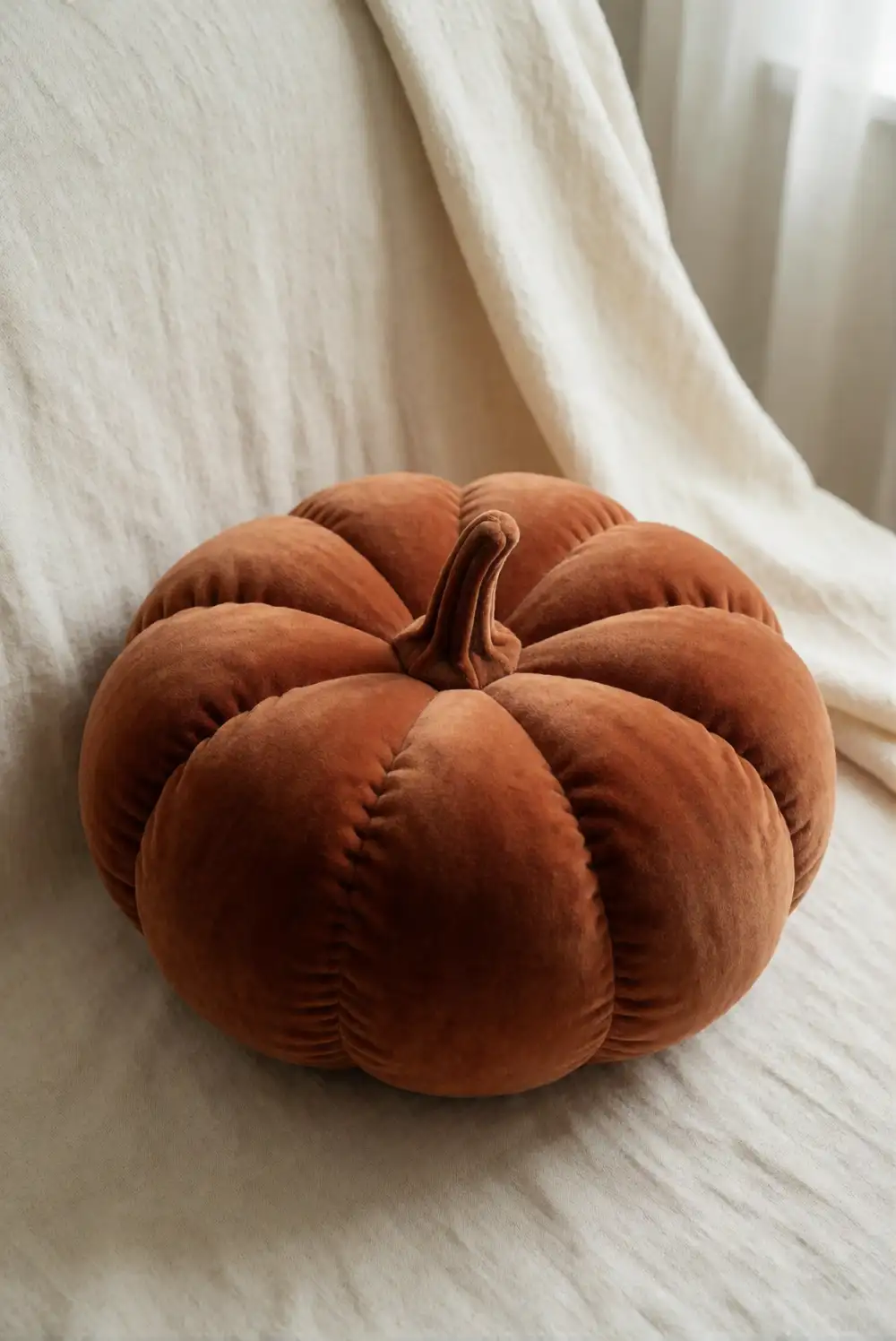 Sew a Pumpkin Cushion Cover