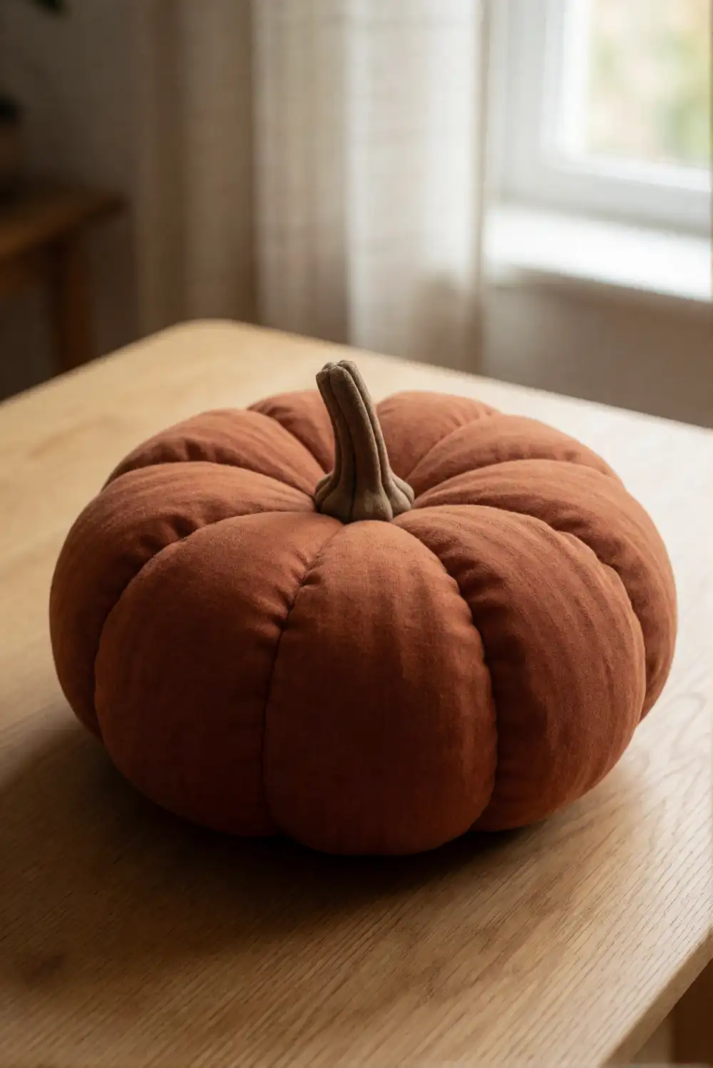 Sew a Soft Pumpkin-Shaped Pillow