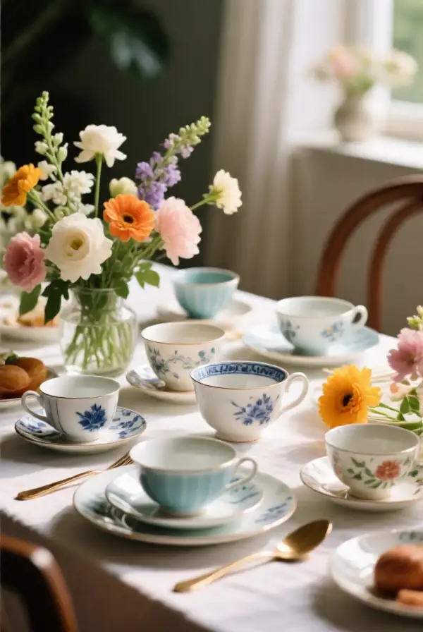 Shabby Chic Table Settings