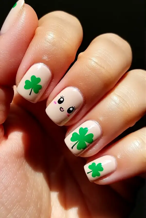 Shamrock Nail Art