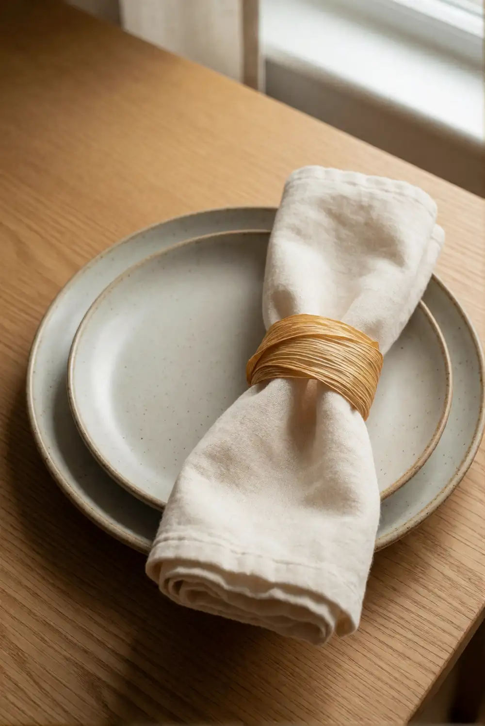 Shape Corn Husk Napkin Rings