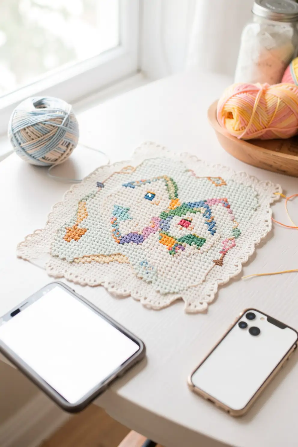 Sharing Your Sampler Progress Creatively